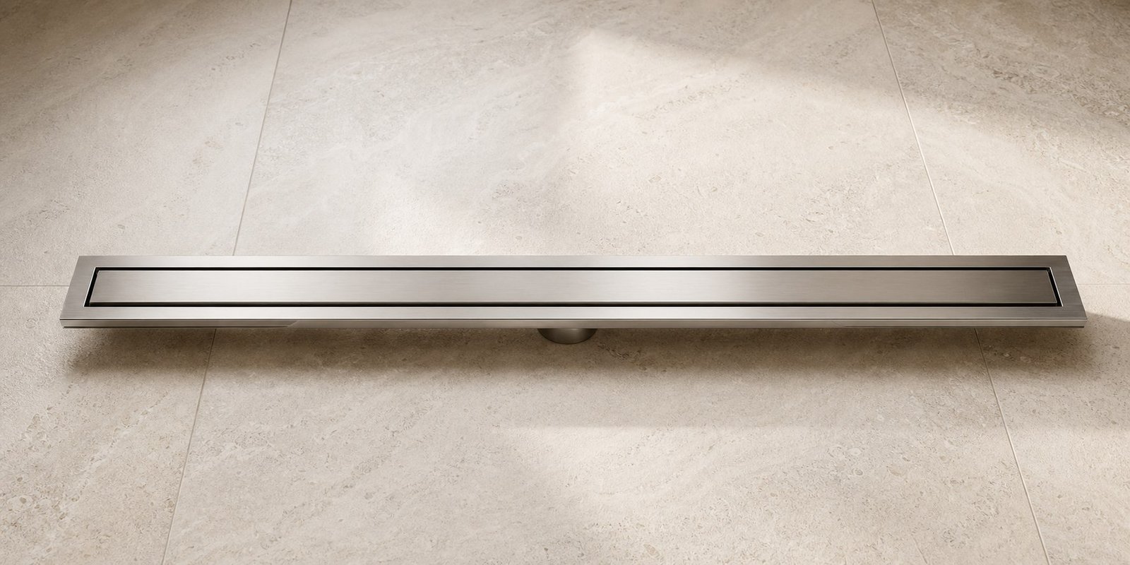 Linear bathroom drain